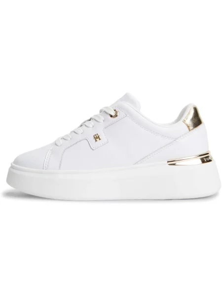 Tenisky Tommy Hilfiger na platforme biela