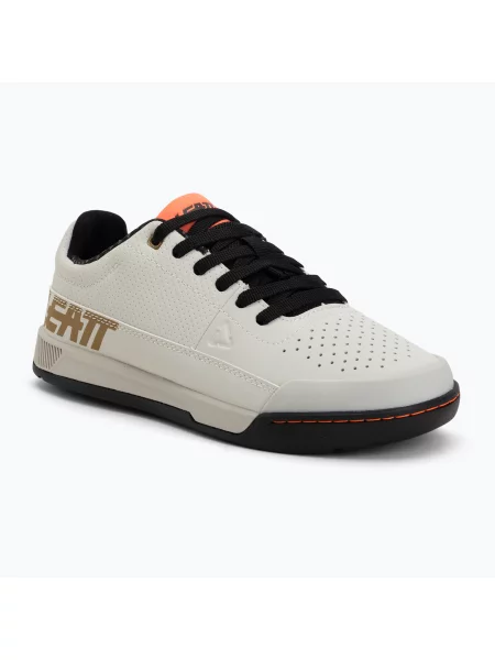 Велосипедні туфлі платформи Leatt Flat W cream white білі