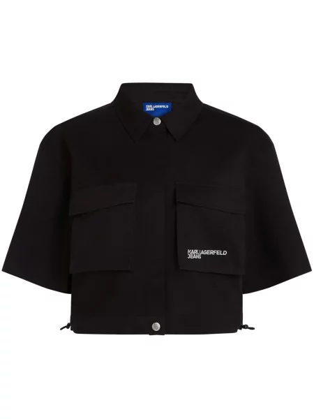 Košulja Karl Lagerfeld Jeans crna