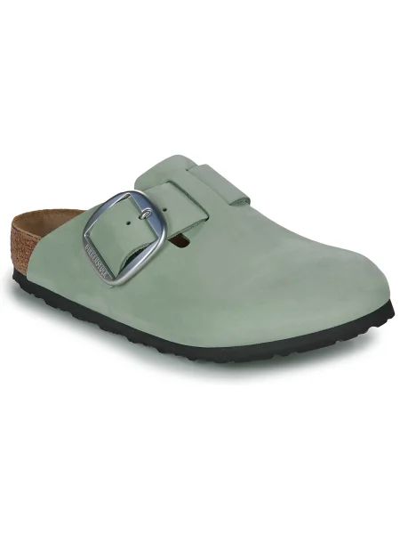 Pantofi Birkenstock cu cataramă verde