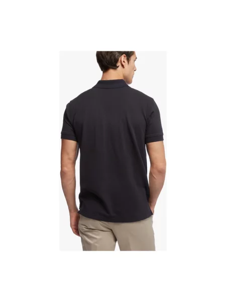 Koszulka polo Brooks Brothers z krótkim rękawem czarna