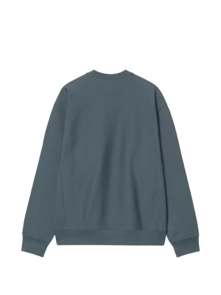 Hanorac Carhartt Wip cu autograf albastru
