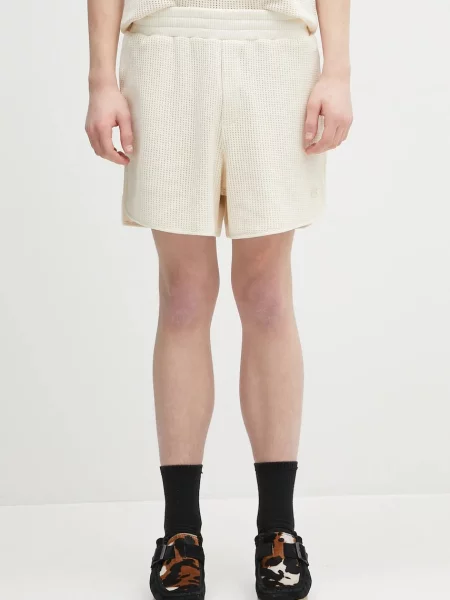 Wales Bonner szorty Song Jersey beżowe