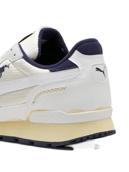 Άχυρο sneakers Puma λευκό
