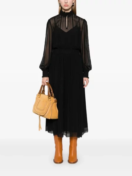 Koszulka Polo Ralph Lauren z nadrukiem do kolan garniturowa szara