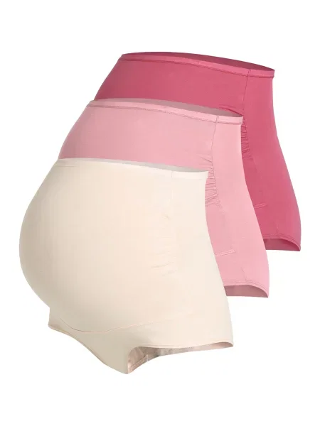 Lindex Maternity Spodnje hlače magenta / puder / staro roza