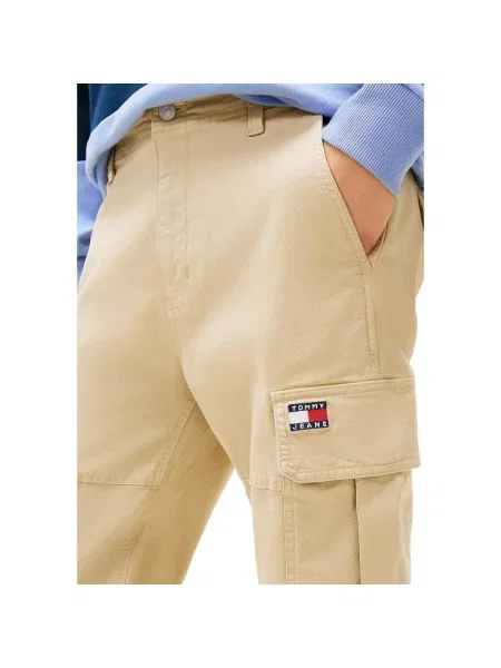 Nohavice Tommy Hilfiger béžová