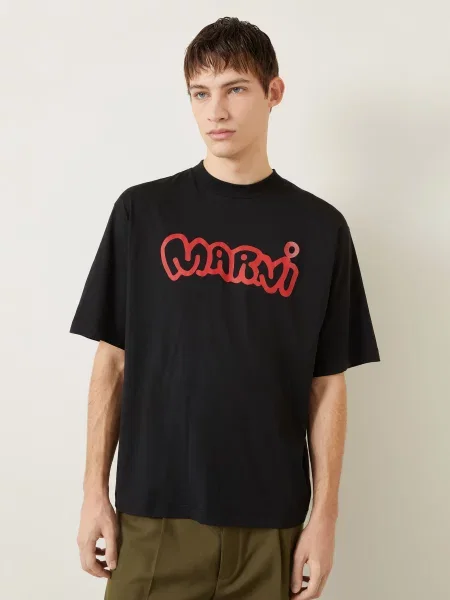 Marni T-Shirt schwarz czarna