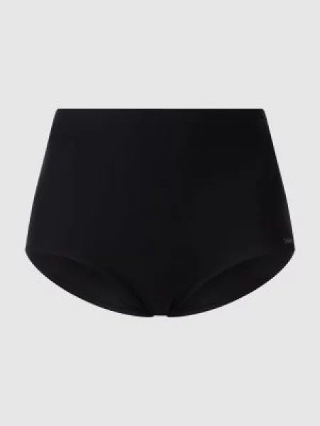 Figi bikini PLUS SIZE z wysokim stanem i dodatkiem streczu Lascana czarny