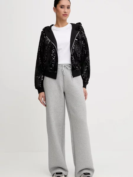 Спортивні штани Guess AURELIA однотонні сірий