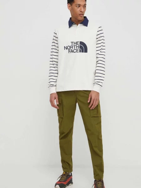 Majica z dolgimi rokavi The North Face bež
