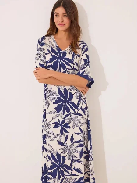 Рокля women'secret среднодълга със стандартна кройка тъмносиньо