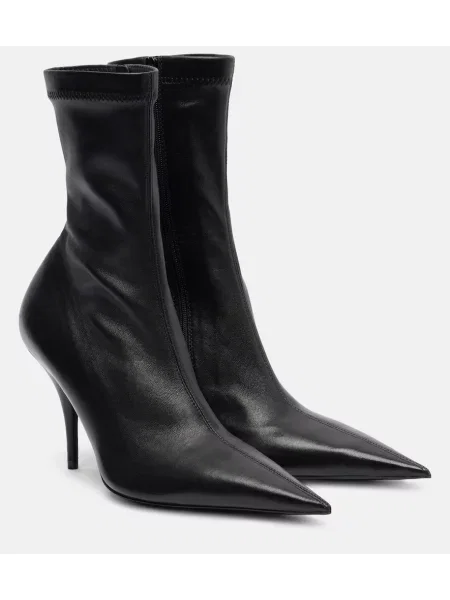 Cizme scurte Balenciaga din piele negru