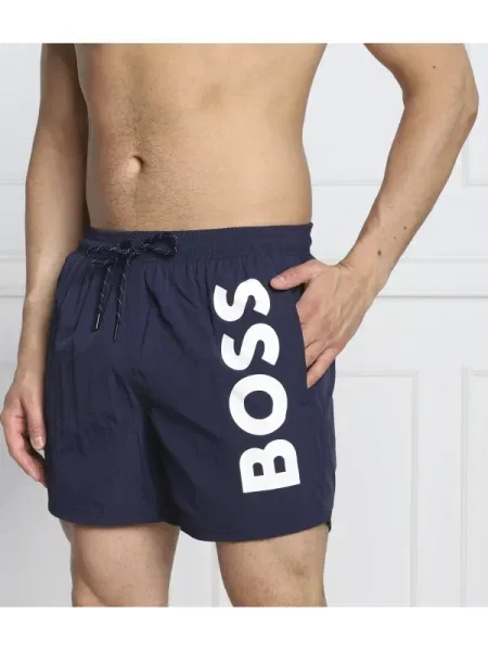 Pantaloni scurți Boss Orange alb