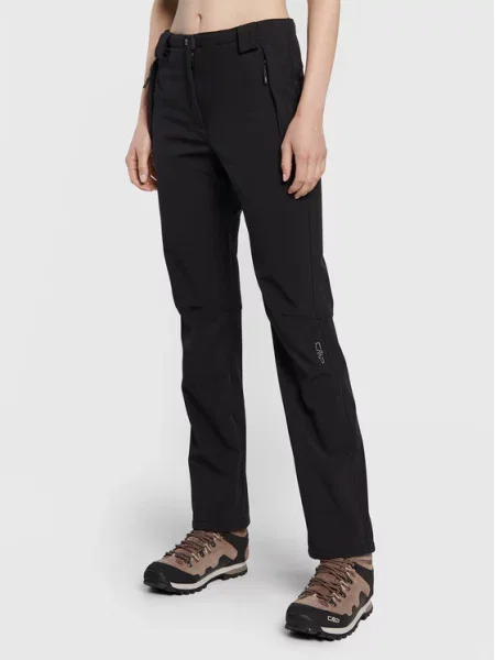 Softshellové kalhoty CMP Long nero černé