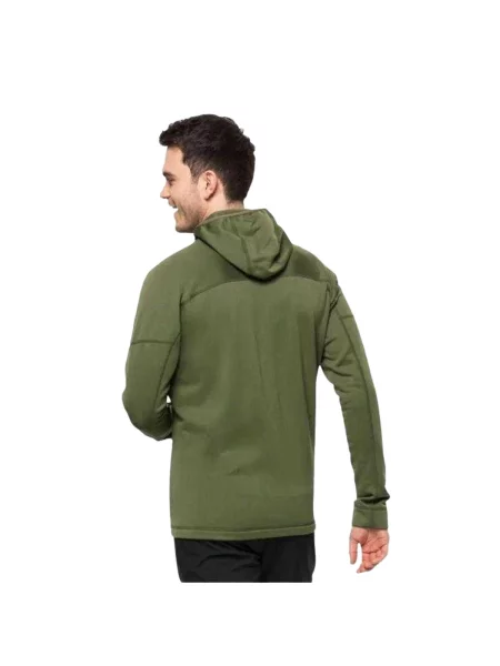 Bluza Z Kapturem Hirschberg Full Zip zielona