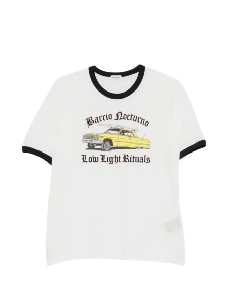 Tricou Second/layer cu imagine alb