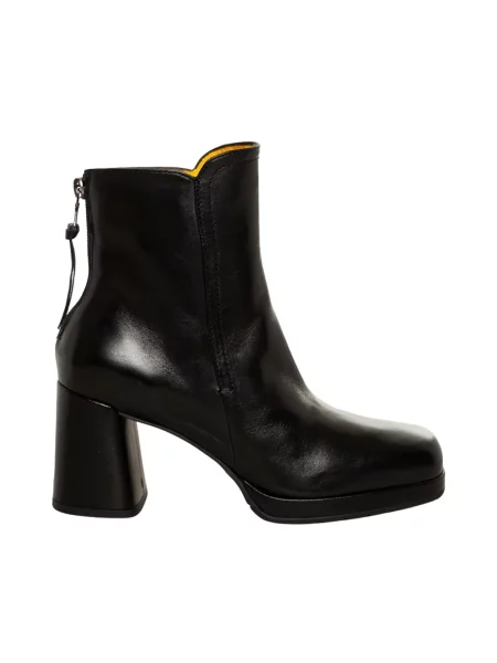 Buty do kostki Mara Bini skórzane czarne