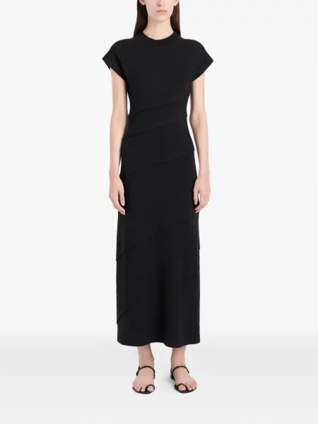 Rochie midi Proenza Schouler din jerseu negru