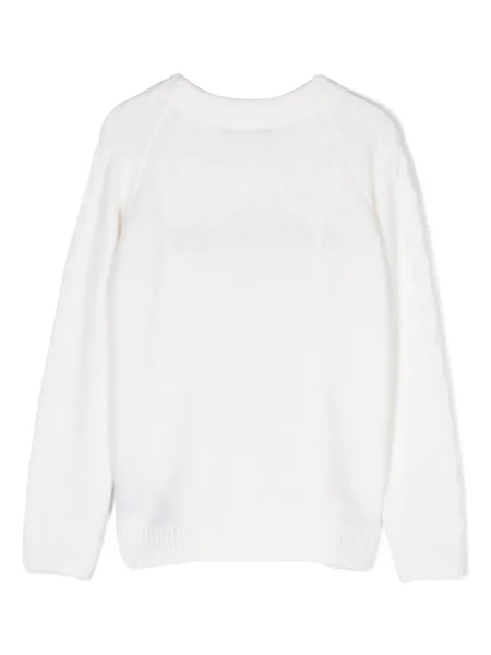 Sweter dziecięcy Balmain biały