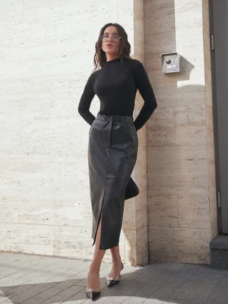 Кофта Seventeen бавовна/віскоза чорний