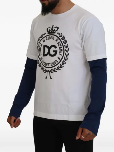 Pulover Dolce & Gabbana cu imagine alb