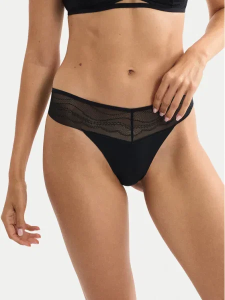 Triumph Chilot tanga Breathe & Lift Smart negru
