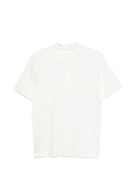 Polo Eleventy scurt alb