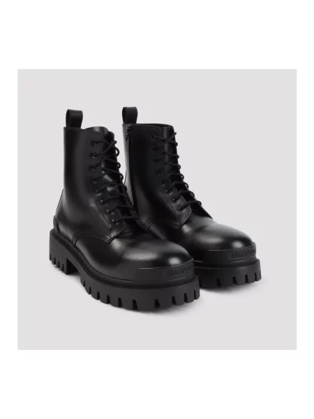 Botki Balenciaga skórzane czarne
