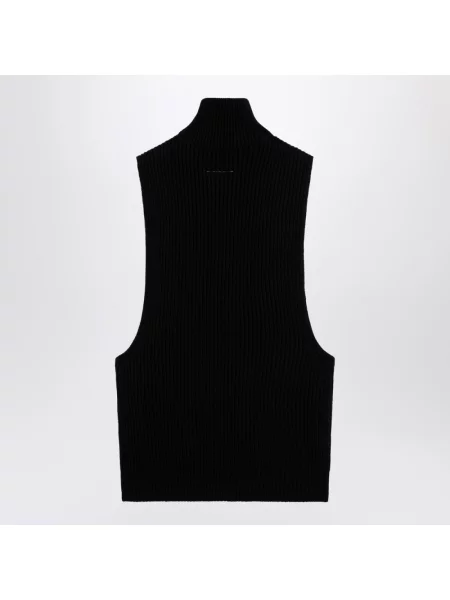 Kamizelka Mm6 Maison Margiela wełniana czarna
