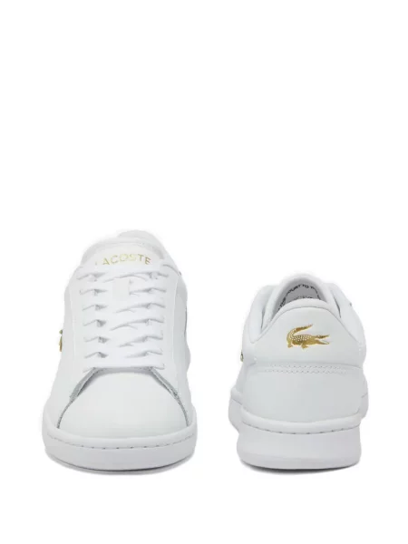 Sneakerși Lacoste din piele alb