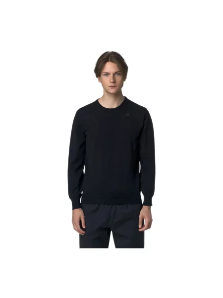 Sweter K-way wełniany niebieski