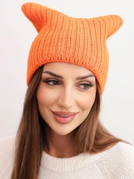 Șapcă Kesi de lână portocaliu