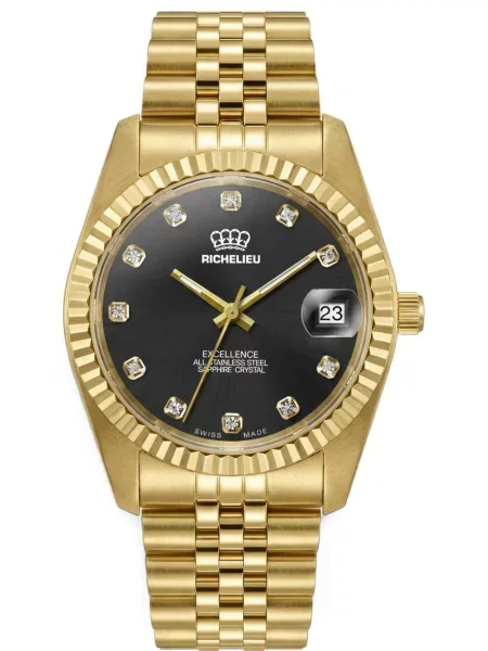 Ceas Richelieu Swiss clasic negru