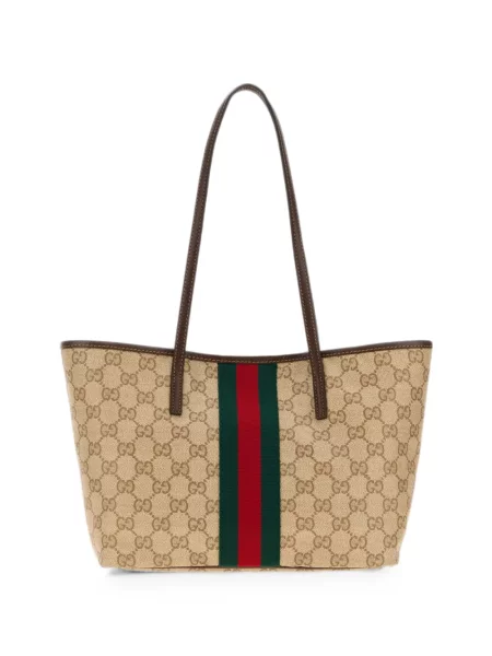 Geantă shopper Gucci cu dungi