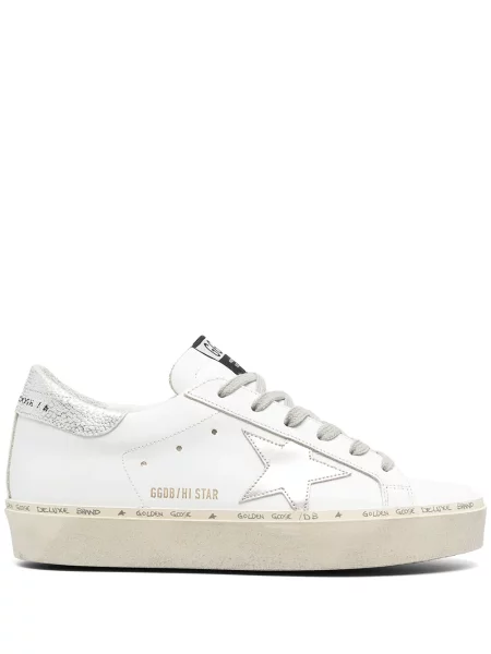 Sneakerși Golden Goose Hi Star alb