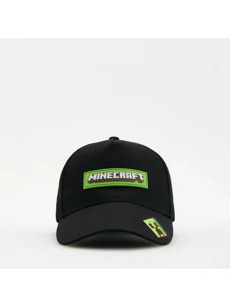Reserved Minecraft baseballsapka fekete
