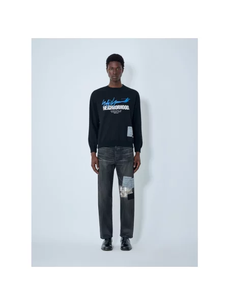 Bluza Yohji Yamamoto z nadrukiem czarna