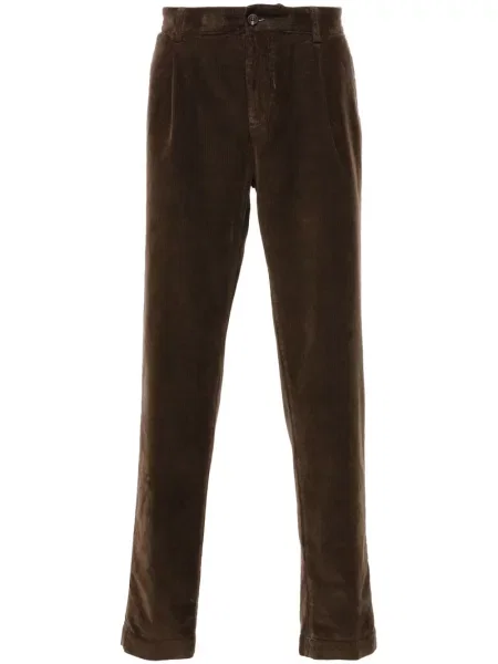 Pantaloni Peserico de catifea cord maro