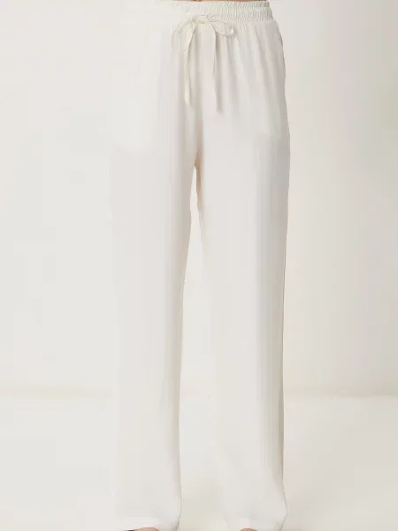 Happiness İstanbul Pantaloni alb