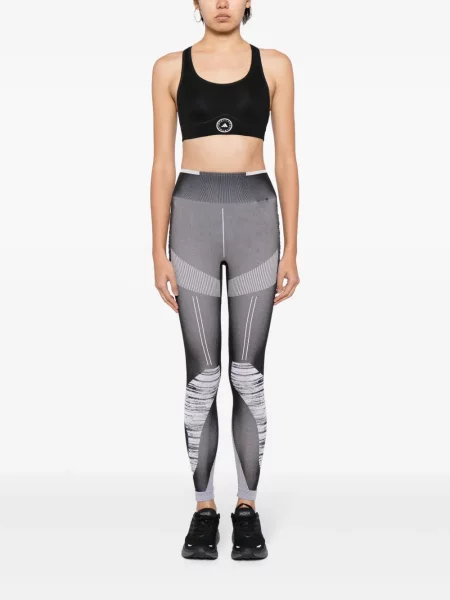 Podprsenka Adidas By Stella Mccartney s potiskem černá