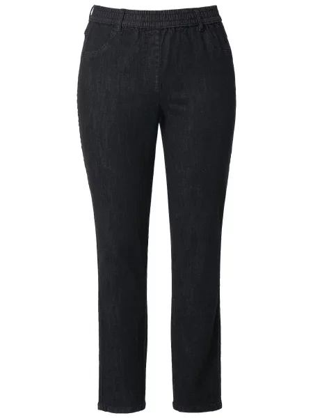 Ulla Popken Jeggings denim negru