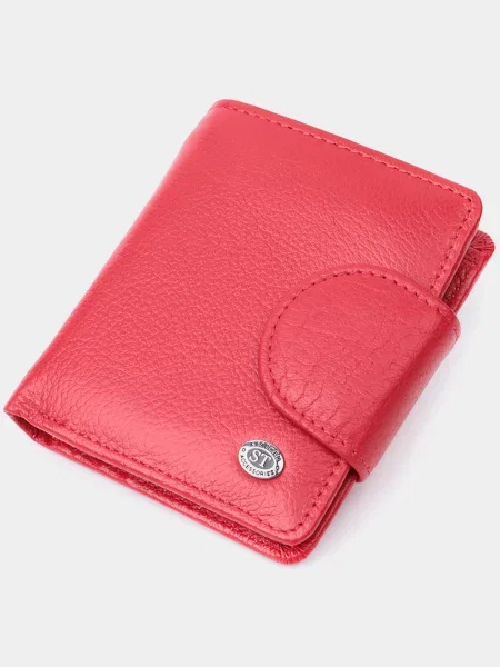 ST Leather Accessories Гаманець Шкіра червоний