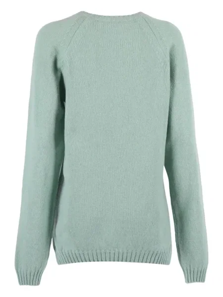 Pulover Alberta Ferretti cu broderie verde