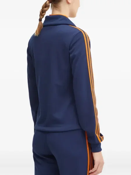 Polo Adidas cu dungi cu imagine negru