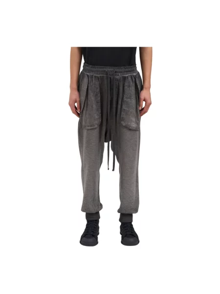 Spodnie dresowe Thom Krom szare
