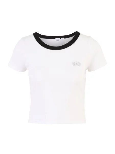 Gap Petite Tricou negru alb
