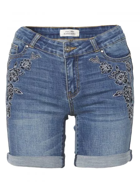 KOROSHI Džínsy námornícka modrá / modrá denim / svetlomodrá biela