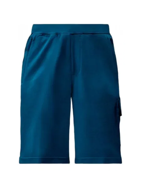 Pantaloni scurți cargo C.p. Company cu autograf albastru