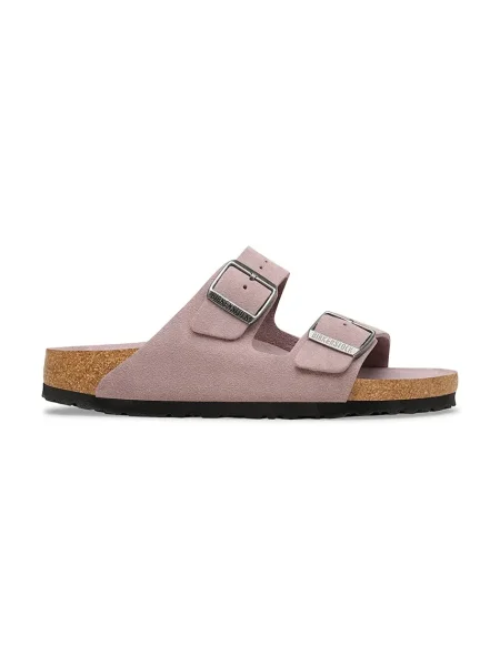 Natikače od brušene kože Birkenstock Arizona ljubičasta